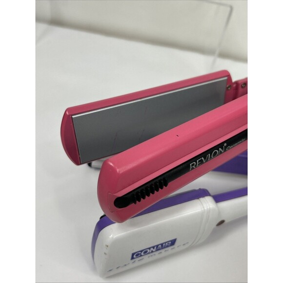 Conair Revlon Crimping Iron Hair Crimper Straightener Flat Iron Lot Tested - Picture 5 of 9
